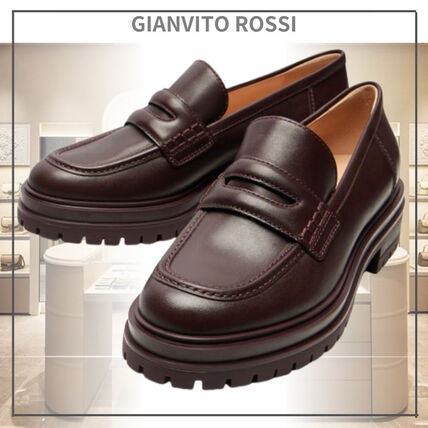 厚底 Gianvito Rossi(ジャンヴィト ロッシ) ローファー