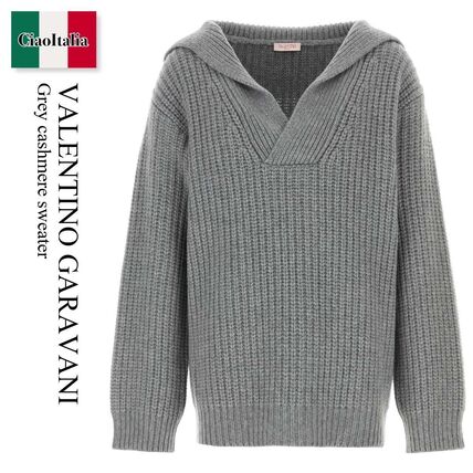 グレー（灰色）系 VALENTINO(ヴァレンティノ) ニット・セーター(メンズ