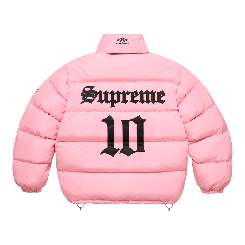Supreme x Umbro】Down Puffer Jacket☆Pink☆25FW☆ (Supreme/ダウン