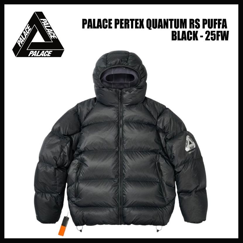 ☆PALACE☆ PERTEX QUANTUM RS PUFFA BLACK - 25FW (Palace