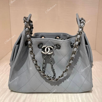 スエード CHANEL(シャネル) ハンドバッグ(レディース) - ブランド通販