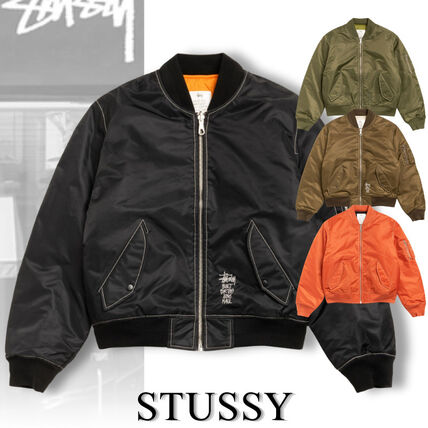 キルティング STUSSY(ステューシー) MA-1(メンズ) - ブランド通販のBUYMA