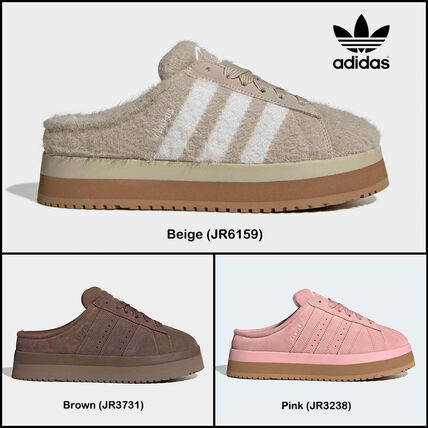 海外限定】adidas(アディダス)のもこもこミュールが可愛い！【BUYMA】