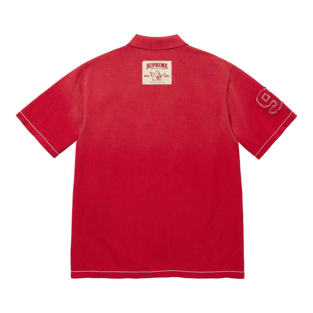 Supreme x True Religion】Applique Polo Red 25AW (Supreme
