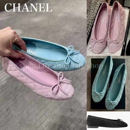 ベロア CHANEL(シャネル) バレエシューズ(レディース) - ブランド通販