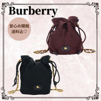 パープル（紫）系 Burberry(バーバリー) ショルダーバッグ・ポシェット