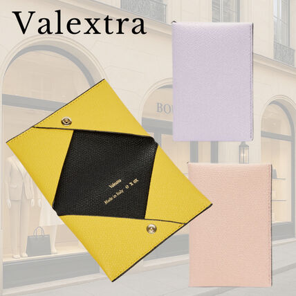 イエロー（黄色）系 Valextra(ヴァレクストラ) カードケース・名刺入れ