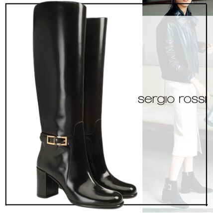 レザー（本革） Sergio Rossi(セルジオロッシ) ロングブーツ