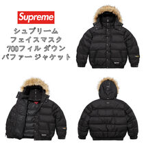Supreme】Facemask 700-Fill Down Puffer Jacket Black 25AW (Supreme