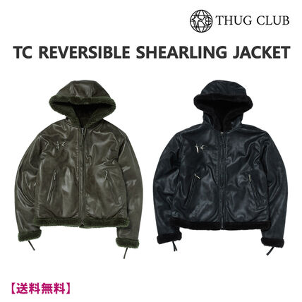 リバーシブル Thug Club(サグクラブ) アウター・ジャケット(メンズ