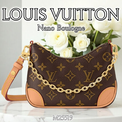 2WAY*LV*ナノ ブローニュ モノグラムショルダーバッグ M25519 (Louis