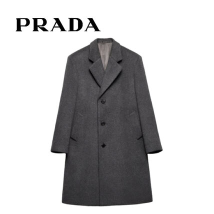 グレー（灰色）系 S PRADA(プラダ) コートその他(メンズ) - 海外通販の