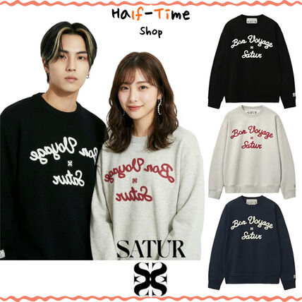 ブラック（黒）系 S SATUR(セター) スウェット・トレーナー(メンズ