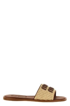 MiuMiu(ミュウミュウ) サンダル・ミュール(レディース) - ブランド通販