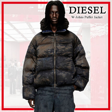 ショート丈 DIESEL(ディーゼル) ダウンジャケット(メンズ) - ブランド