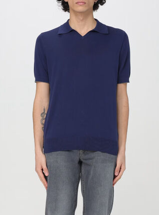 ネイビー（紺）系 L BRUNELLO CUCINELLI(ブルネロクチネリ) ポロシャツ