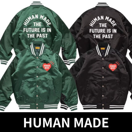 グリーン（緑）系 HUMAN MADE(ヒューマンメイド) スタジャン(メンズ