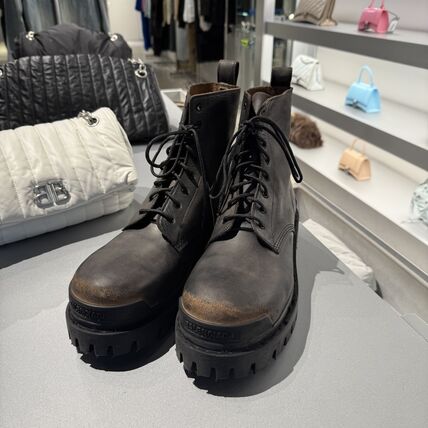 ブラウン（茶色）系 BALENCIAGA(バレンシアガ) suade(スエード) ブーツ