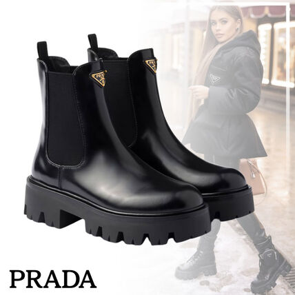 サイドゴア PRADA(プラダ) ブーツ(レディース) - ブランド通販のBUYMA