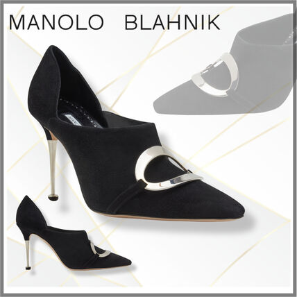スエード Manolo Blahnik(マノロブラニク) パンプス(レディース
