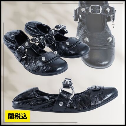 スタッズ BALENCIAGA(バレンシアガ) バレエシューズ(レディース