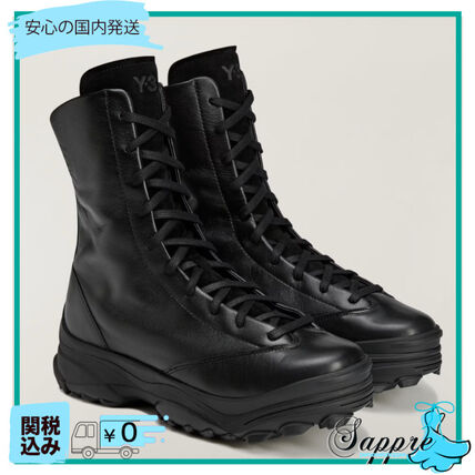 y3 ブラック（黒）系 Y-3(ワイスリー) ブーツ(メンズ) - ブランド通販