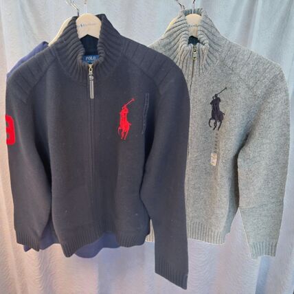 ジップアップ セーター POLO RALPH LAUREN(ポロラルフローレン) ニット