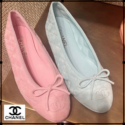 ピンク系 CHANEL(シャネル) バレエシューズ(レディース) - ブランド