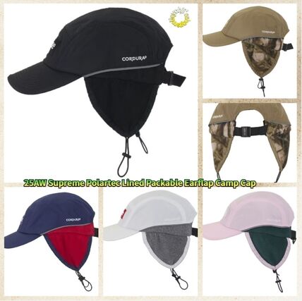 ☆25AW☆Supreme Polartec Lined Packable Earflap Camp Cap (Supreme