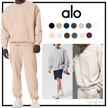 韓国 グレー（灰色）系 ALO Yoga(アロー) スウェット・トレーナー