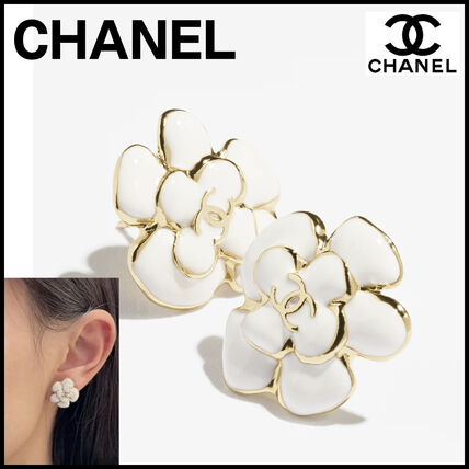 ホワイト（白）系 CHANEL(シャネル) ピアス(レディース) - ブランド