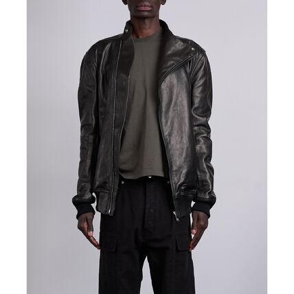RICK OWENS(リックオウエンス) レザージャケット(メンズ) - ブランド