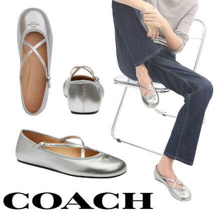 フラット Coach(コーチ) バレエシューズ(レディース) - ブランド通販の