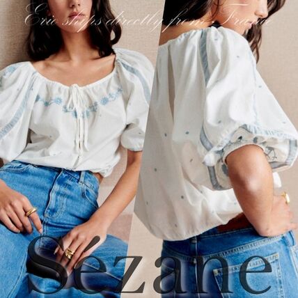 ホワイト（白）系 SEZANE(セザンヌ) ブラウス・シャツ(レディース