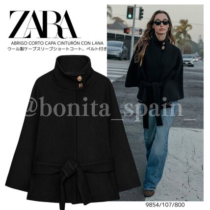 ZARA(ザラ) ポンチョ・ケープ(レディース) - ブランド通販のBUYMA