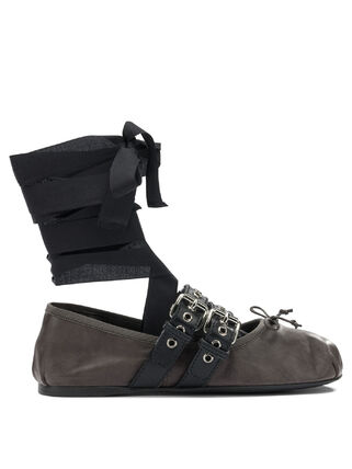 MiuMiu(ミュウミュウ) Velvet(ベルベット) フラットシューズ