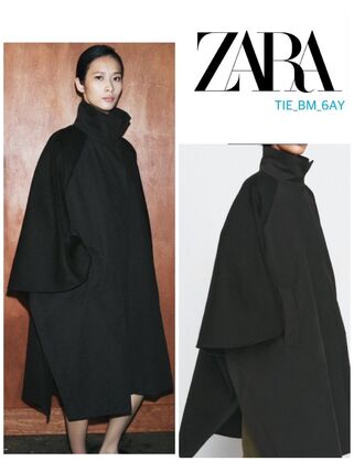 ZARA(ザラ) ポンチョ・ケープ(レディース) - ブランド通販のBUYMA