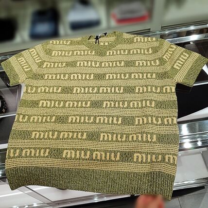 ボーダー MiuMiu(ミュウミュウ) ニット・セーター(レディース