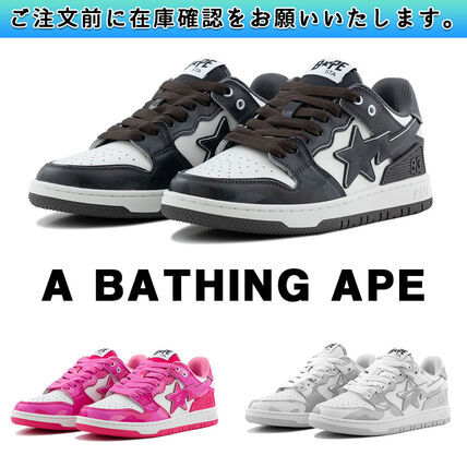 ピンク系 A BATHING APE(アベイシングエイプ) 靴・ブーツ・サンダル