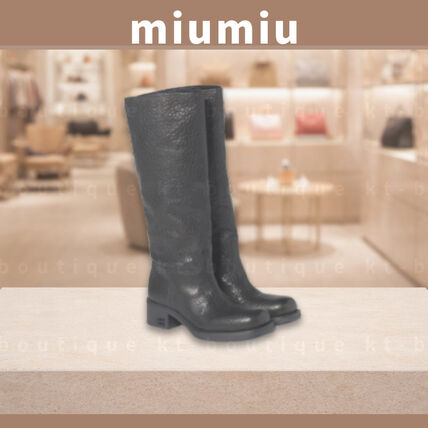 MiuMiu(ミュウミュウ) ロングブーツ(レディース) - ブランド通販のBUYMA