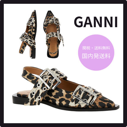 レオパード（ヒョウ柄） Ganni(ガニー) 靴・シューズ(レディース