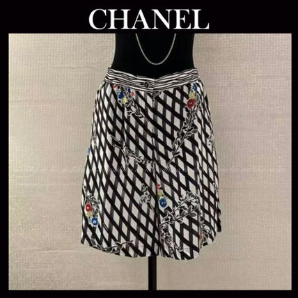 柄パンツ CHANEL(シャネル) ボトムス(レディース) - ブランド通販のBUYMA