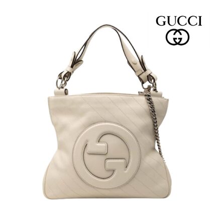 ホワイト（白）系 GUCCI(グッチ) トートバッグ(レディース) - ブランド
