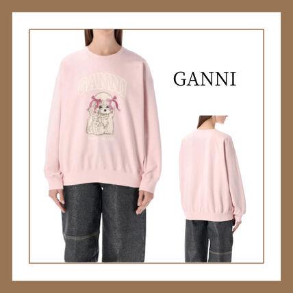ピンク系 Ganni(ガニー) スウェット・トレーナー(レディース