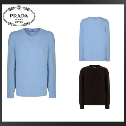 ブルー（青）系 PRADA(プラダ) ニット・セーター(レディース