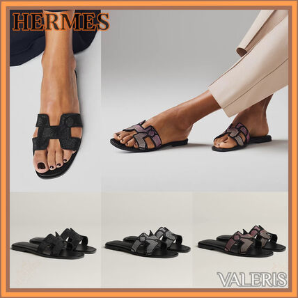 スエード HERMES(エルメス) サンダル・ミュール(レディース