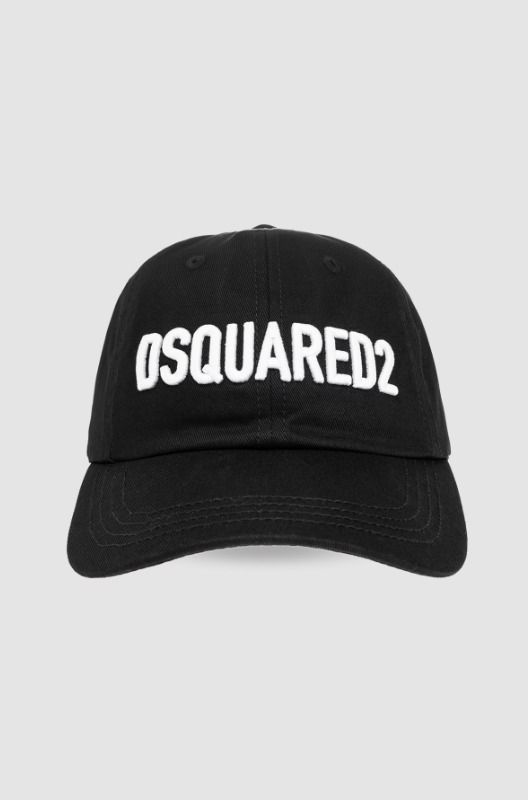 関税込】DSQUARED2◇ロゴ刺繍 ダメージ加工 キャップ 3カラー (D