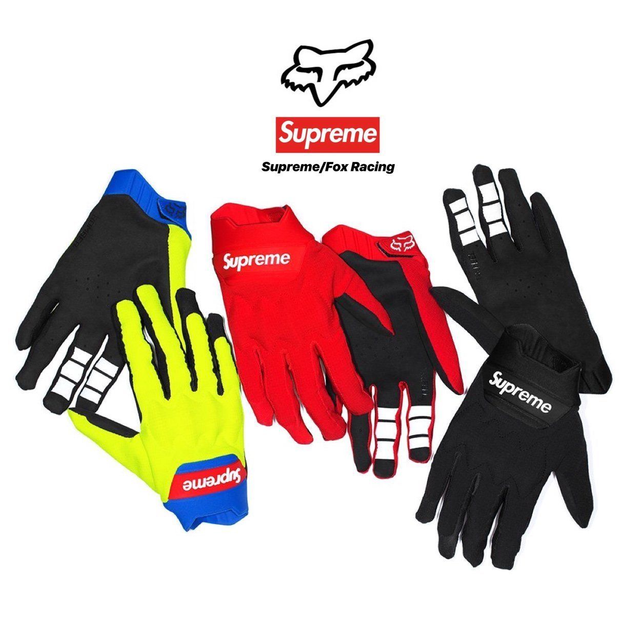 Supreme x Fox Racing Bomber LT Gloves シュプリーム グローブ