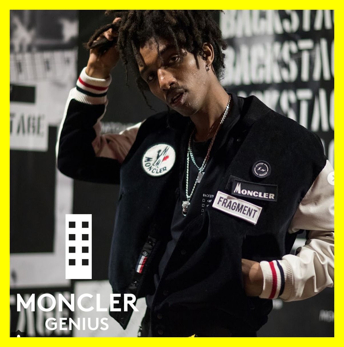 人気【Moncler Fragment Hiroshi Fujiwara】メンズ☆スタジャン