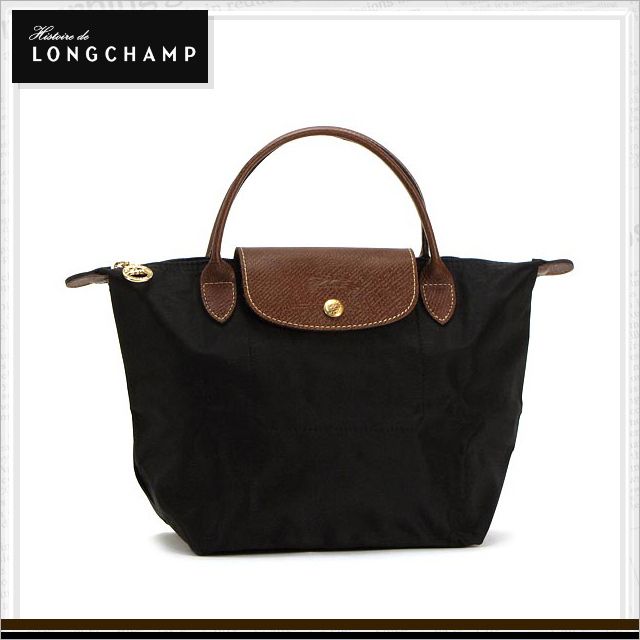 ロンシャン ルプリアージュ SAC PORTE MAIN S 1621 089 001 黒